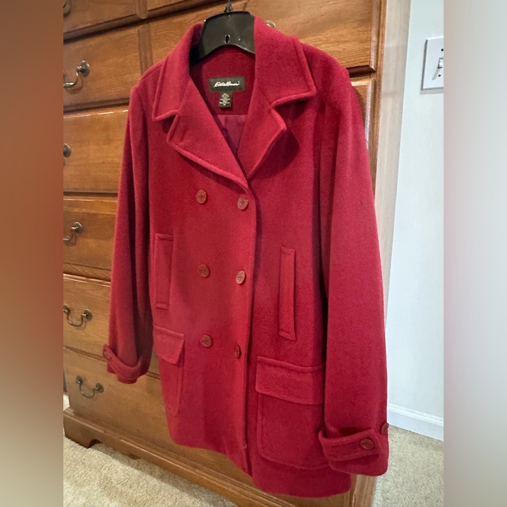 Eddie Bauer wool coat